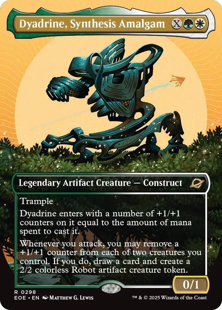 Dyadrine, Synthesis Amalgam 298/276 (Edge of Eternities)  - Borderless | Good Games North