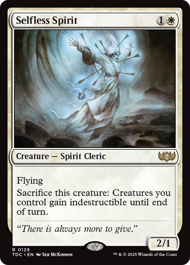 Selfless Spirit [Tarkir: Dragonstorm Commander] | Good Games North