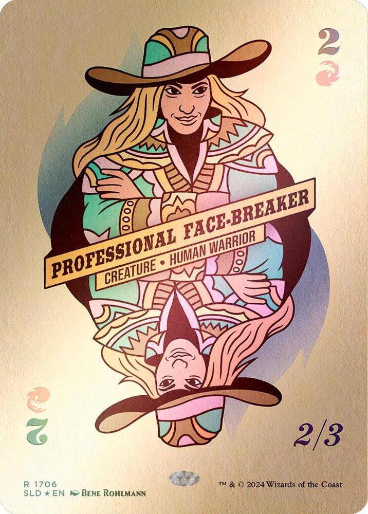 Professional Face-Breaker 1706 (Secret Lair Drop Series)  - Borderless Foil | Good Games North