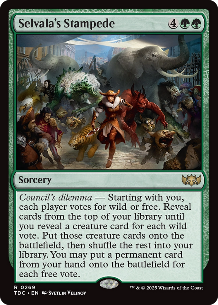 Selvala's Stampede [Tarkir: Dragonstorm Commander] | Good Games North