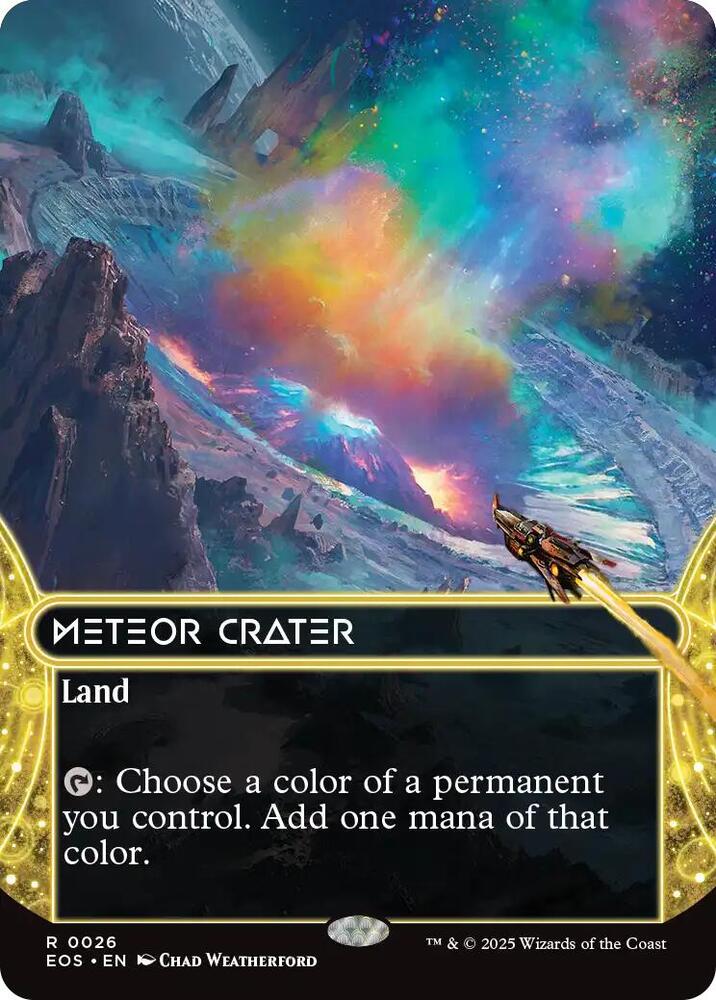 Meteor Crater 0026 Borderless (Edge of Eternities: Stellar Sights)  | Good Games North
