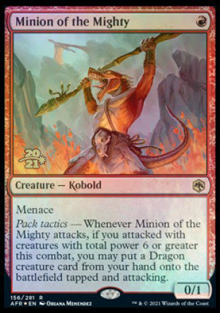 Minion of the Mighty [Dungeons & Dragons: Adventures in the Forgotten Realms Prerelease Promos] | Good Games North