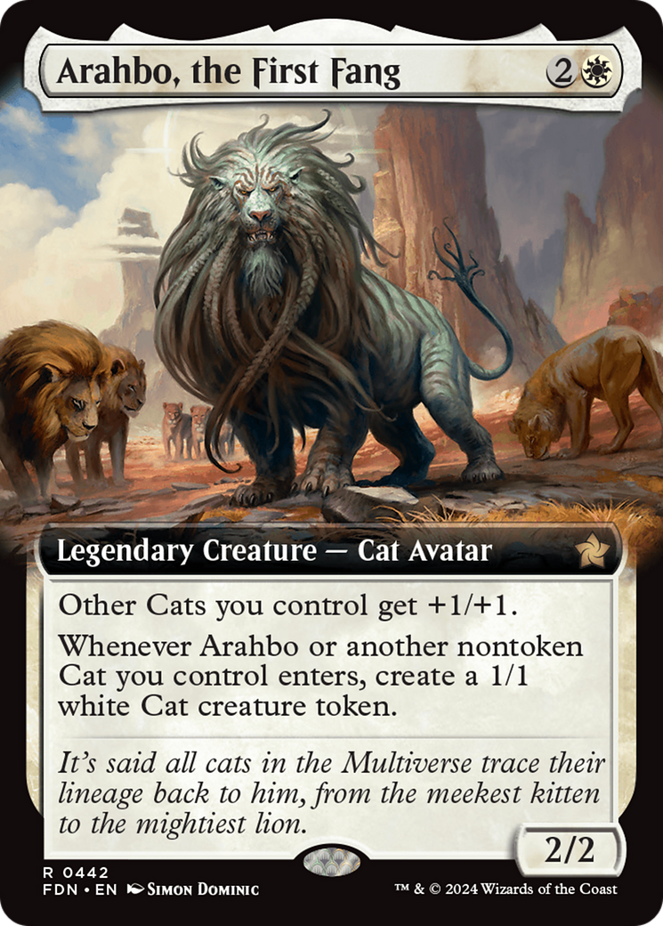 Arahbo, the First Fang (Extended Art) [Foundations] | Good Games North
