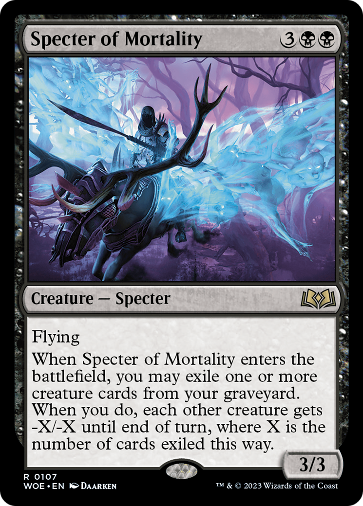Specter of Mortality [Wilds of Eldraine] | Good Games North