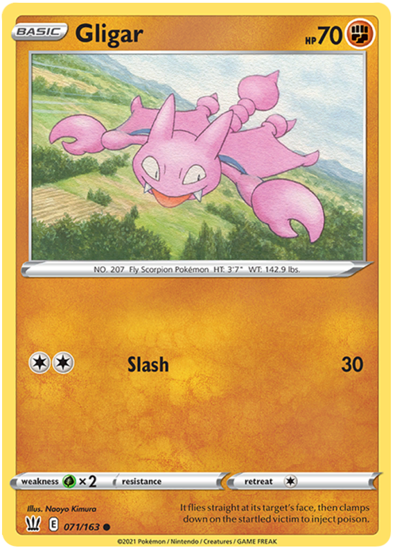 Gligar (071/163) [Sword & Shield: Battle Styles] | Good Games North