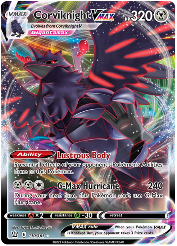 Corviknight VMAX (110/163) [Sword & Shield: Battle Styles] | Good Games North