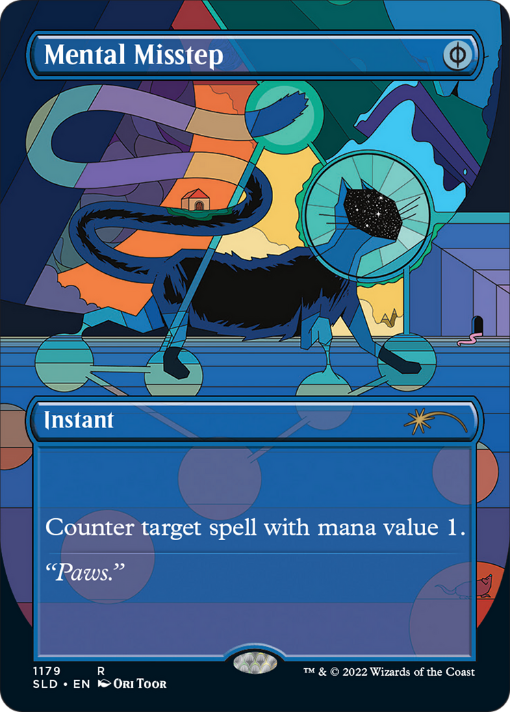 Mental Misstep (Borderless) [Secret Lair Drop Series] | Good Games North