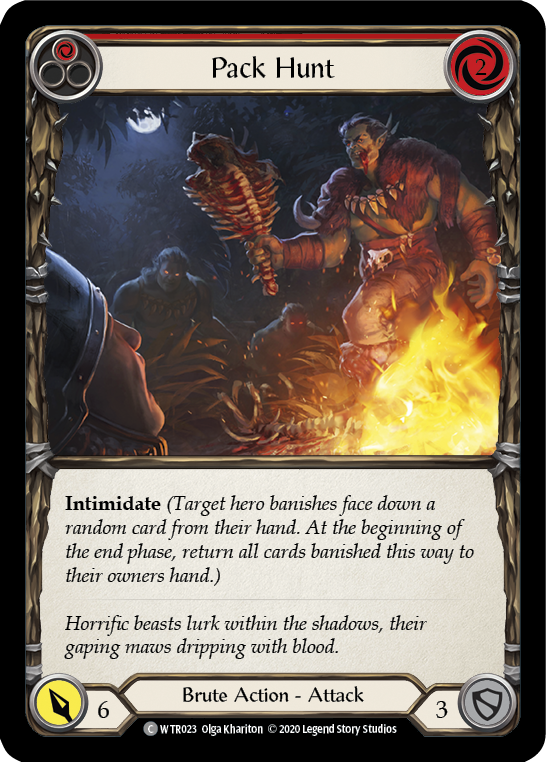 Pack Hunt (Red) [U-WTR023] (Welcome to Rathe Unlimited)  Unlimited Normal | Good Games North