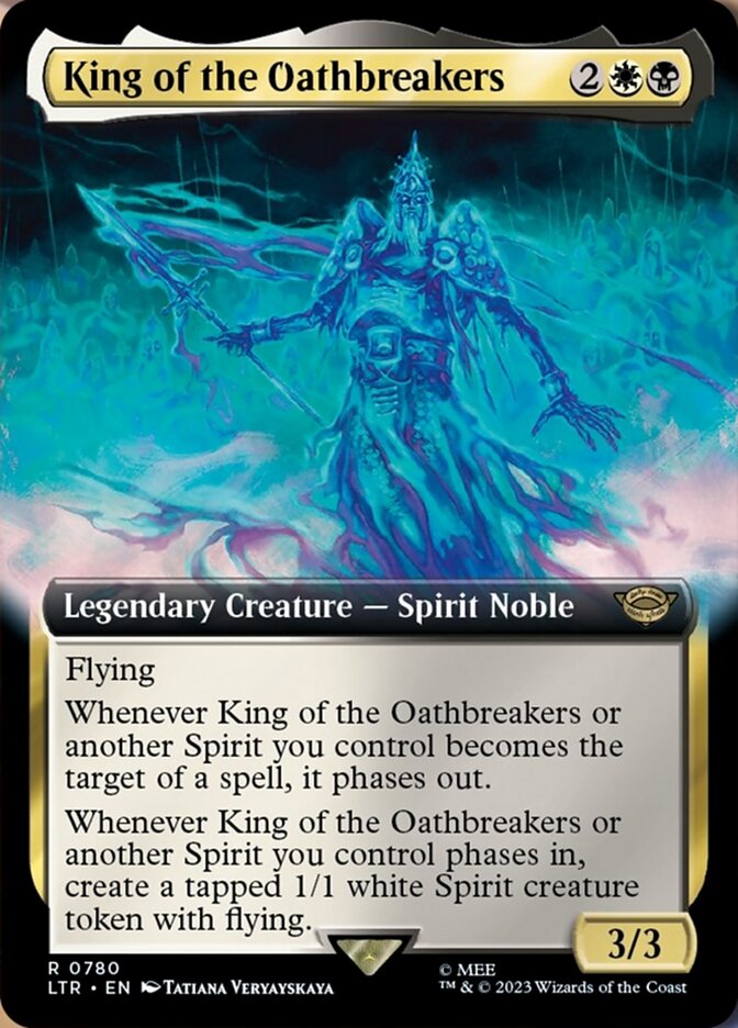 King of the Oathbreakers (Extended Art) (Surge Foil) [The Lord of the Rings: Tales of Middle-Earth] | Good Games North