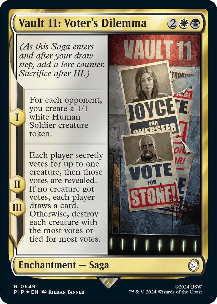 Vault 11 Voters Dilemma Surge Foil (Universes Beyond: Fallout)  - Foil | Good Games North