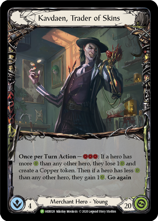 Kavdaen, Trader of Skins [HER028] (Promo)  Cold Foil | Good Games North