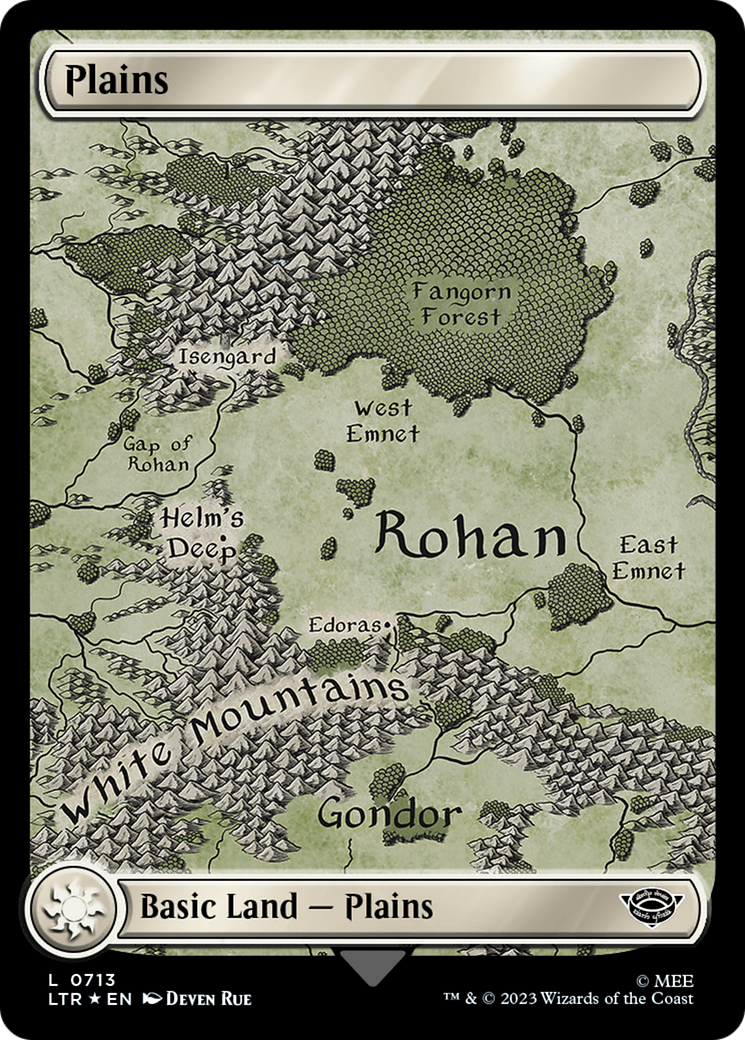 Plains (0713) (Surge Foil) [The Lord of the Rings: Tales of Middle-Earth] | Good Games North