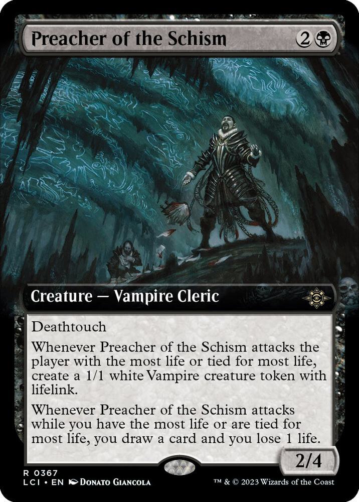 Preacher of the Schism 367/291 (The Lost Caverns of Ixalan)  - Extended Art | Good Games North