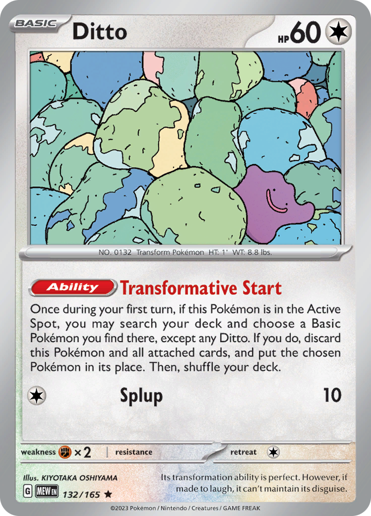 Ditto (132/165) [Scarlet & Violet 151] | Good Games North