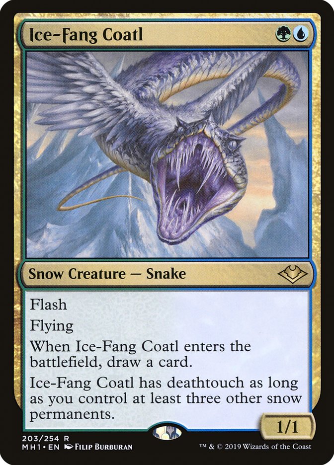 Ice-Fang Coatl (Modern Horizons)  - Foil | Good Games North