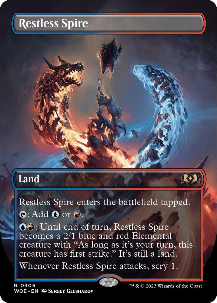 Restless Spire Borderless (Wilds of Eldraine)  | Good Games North