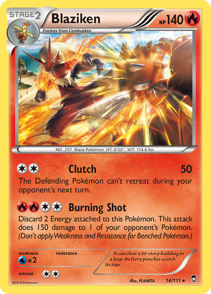 Blaziken (14/111) [XY: Furious Fists] | Good Games North
