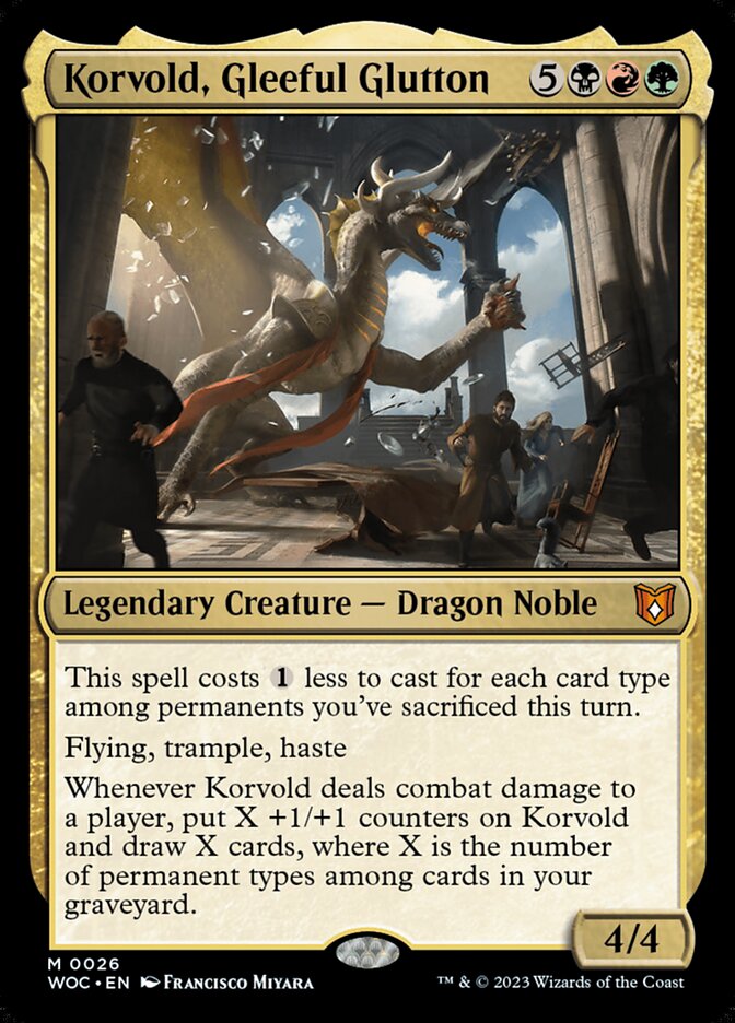 Korvold, Gleeful Glutton (Commander: Wilds of Eldraine)  | Good Games North