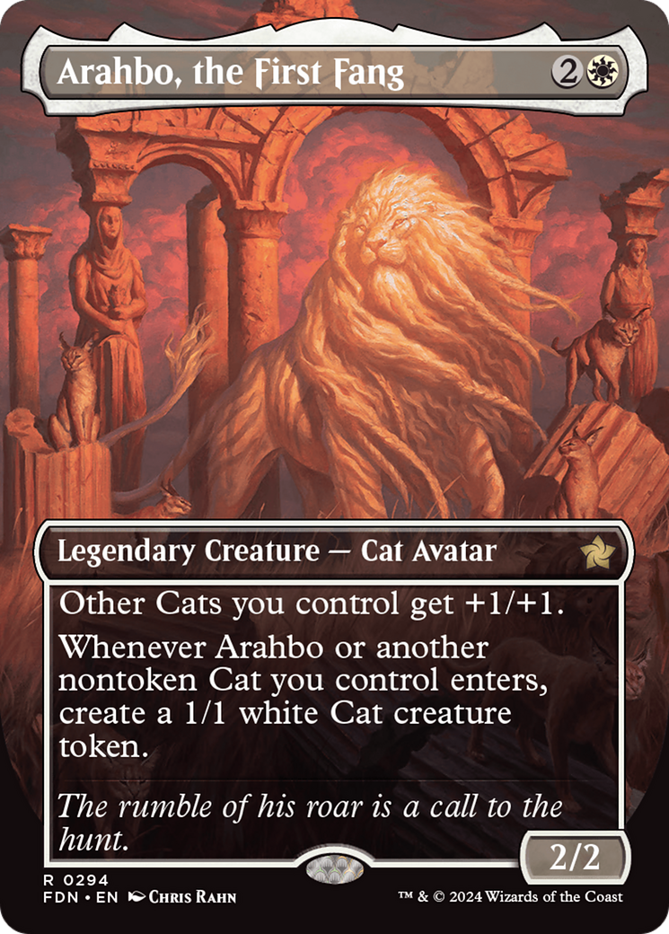 Arahbo, the First Fang (Borderless) [Foundations] | Good Games North