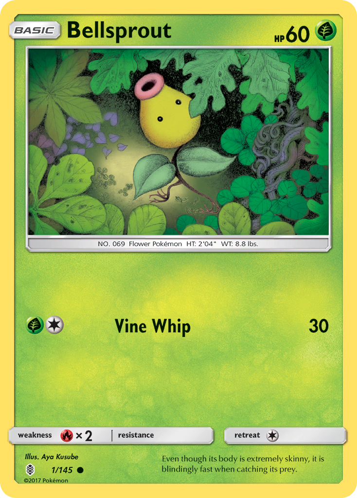 Bellsprout (1/145) [Sun & Moon: Guardians Rising] | Good Games North