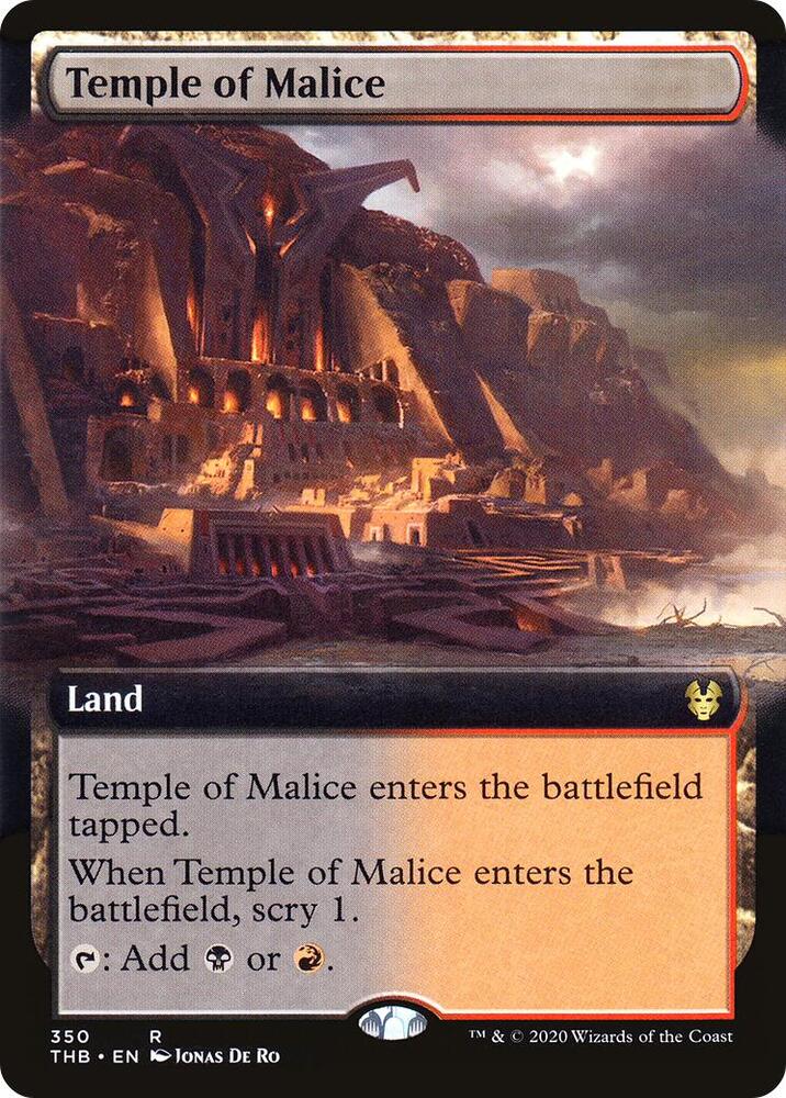 Temple of Malice Extended Art (Theros Beyond Death)  | Good Games North