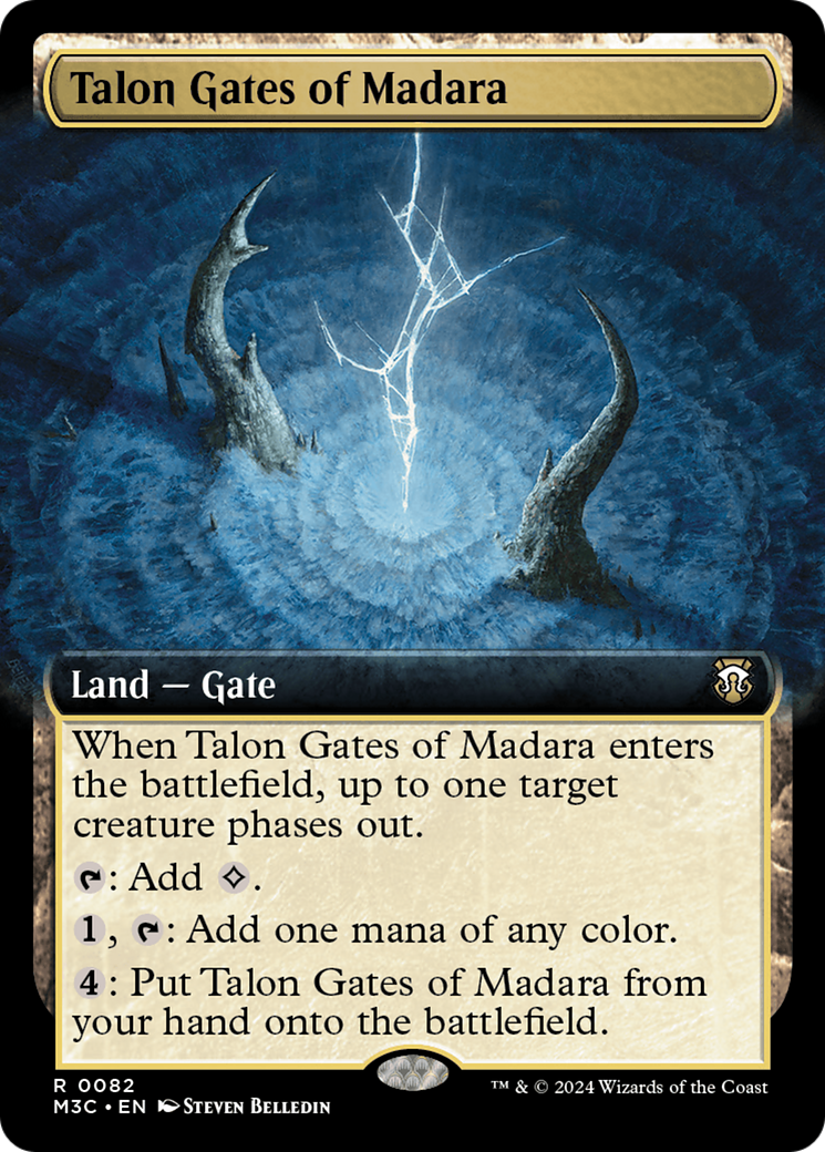 Talon Gates of Madara (Extended Art) (Ripple Foil) [Modern Horizons 3 Commander] | Good Games North