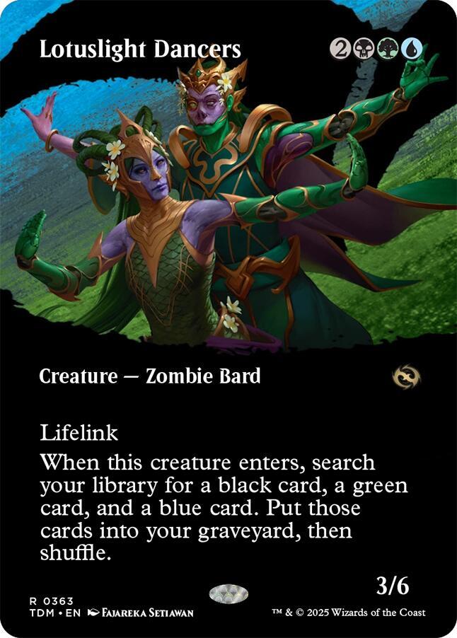 Lotuslight Dancers Borderless (Tarkir: Dragonstorm)  - Foil | Good Games North