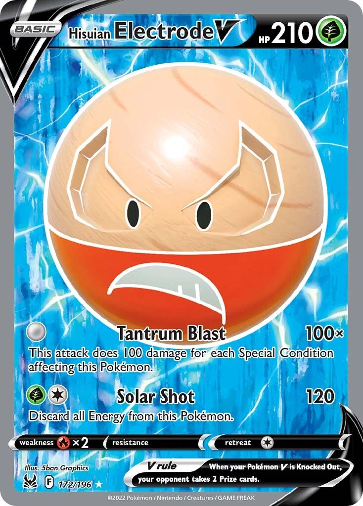 Hisuian Electrode V (172/196) [Sword & Shield: Lost Origin] | Good Games North