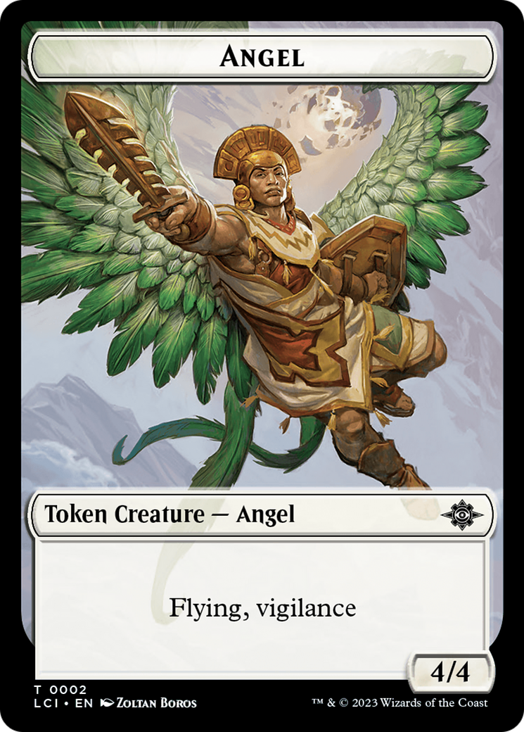 Angel Token [The Lost Caverns of Ixalan Tokens] | Good Games North