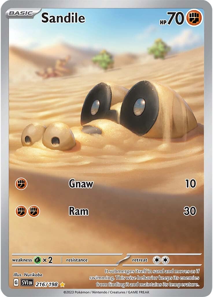 Sandile (216/198) [Scarlet & Violet: Base Set] | Good Games North