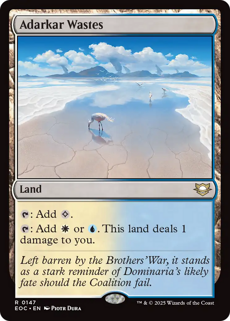 Adarkar Wastes [Edge of Eternities Commander] | Good Games North