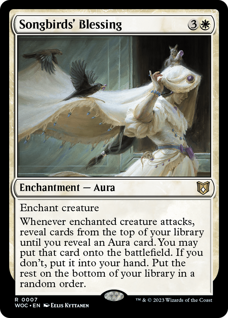 Songbirds' Blessing [Wilds of Eldraine Commander] | Good Games North