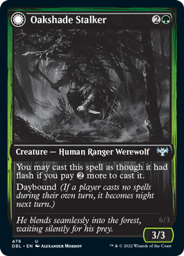 Oakshade Stalker // Moonlit Ambusher [Innistrad: Double Feature] | Good Games North