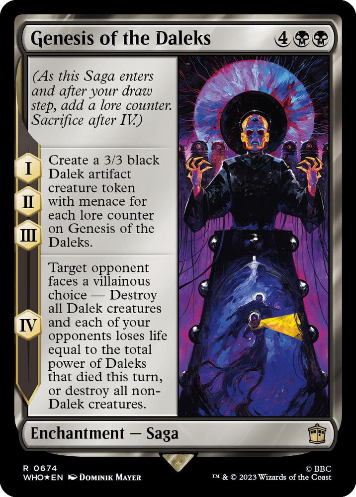 Genesis of the Daleks Surge Foil (Universes Beyond: Doctor Who)  - Foil | Good Games North