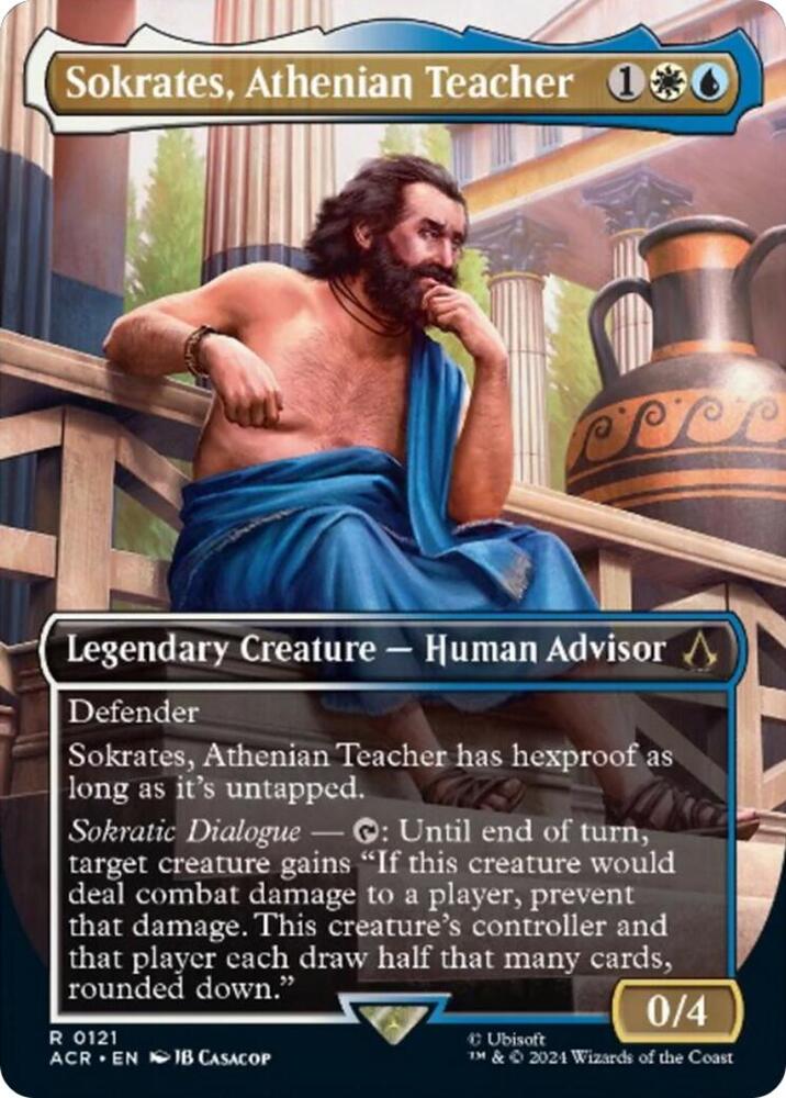 Sokrates Athenian Teacher Borderless (Universes Beyond: Assassin's Creed)  | Good Games North