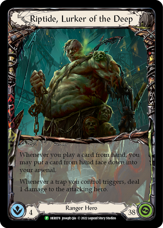 Riptide, Lurker of the Deep [HER078] (Promo)  Cold Foil | Good Games North