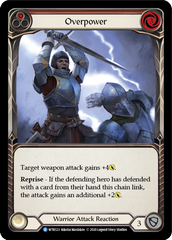 Overpower (Red) [U-WTR123] (Welcome to Rathe Unlimited)  Unlimited Rainbow Foil | Good Games North