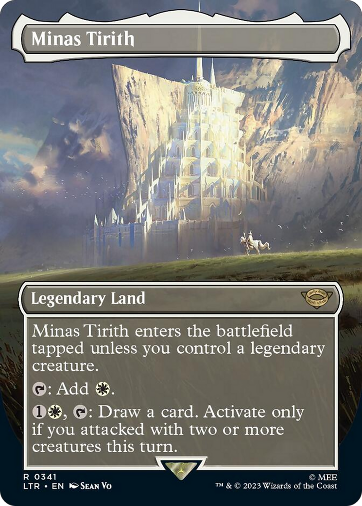 Minas Tirith (Borderless Alternate Art) (341) [The Lord of the Rings: Tales of Middle-Earth] | Good Games North