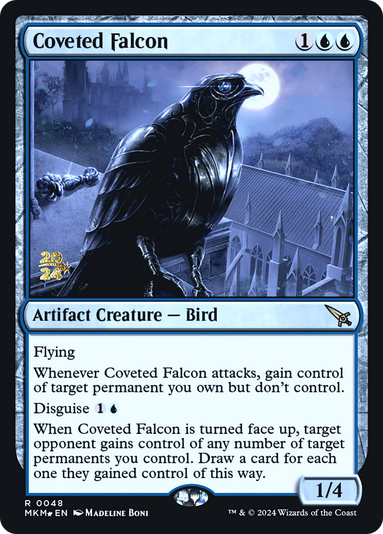 Coveted Falcon [Murders at Karlov Manor Prerelease Promos] | Good Games North