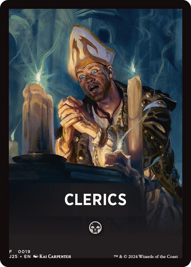 Clerics Theme Card [Foundations Jumpstart Front Cards] | Good Games North