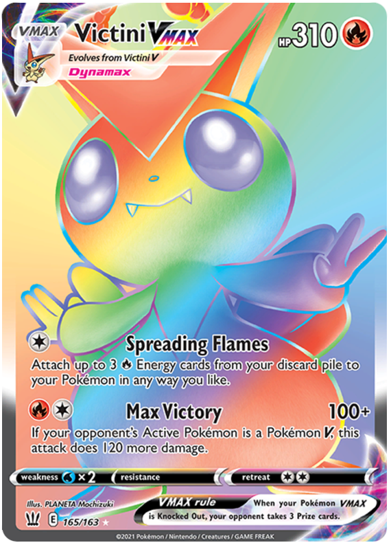 Victini VMAX (165/163) [Sword & Shield: Battle Styles] | Good Games North