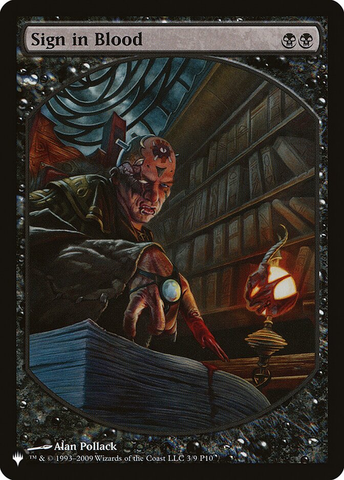 Sign in Blood [The List] | Good Games North