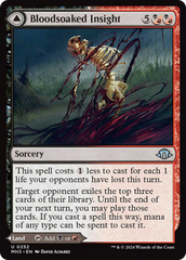 Bloodsoaked Insight // Sanguine Morass [Modern Horizons 3] | Good Games North