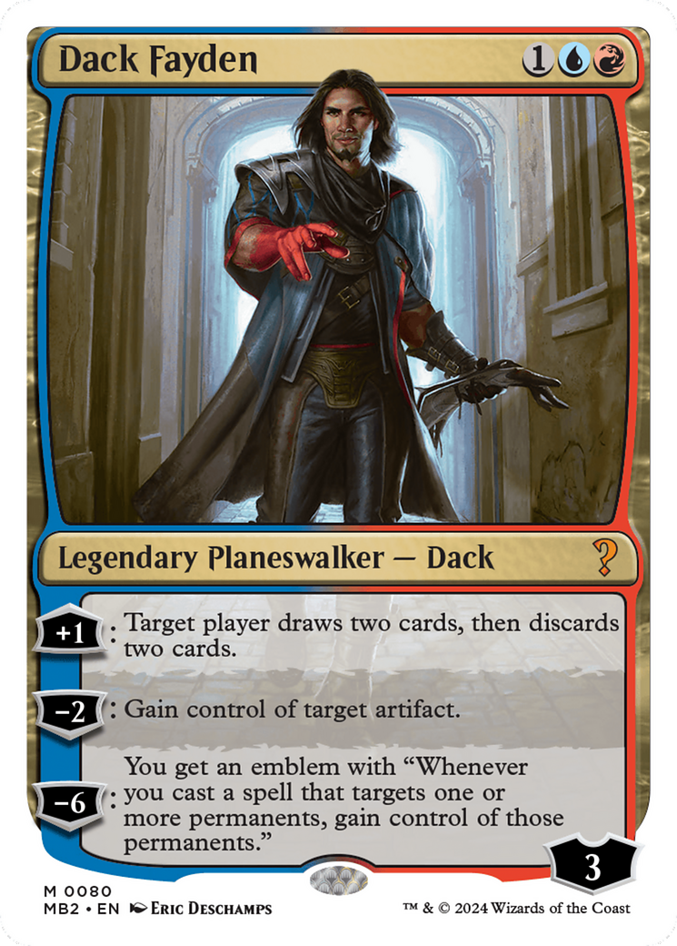Dack Fayden (White Border) [Mystery Booster 2] | Good Games North