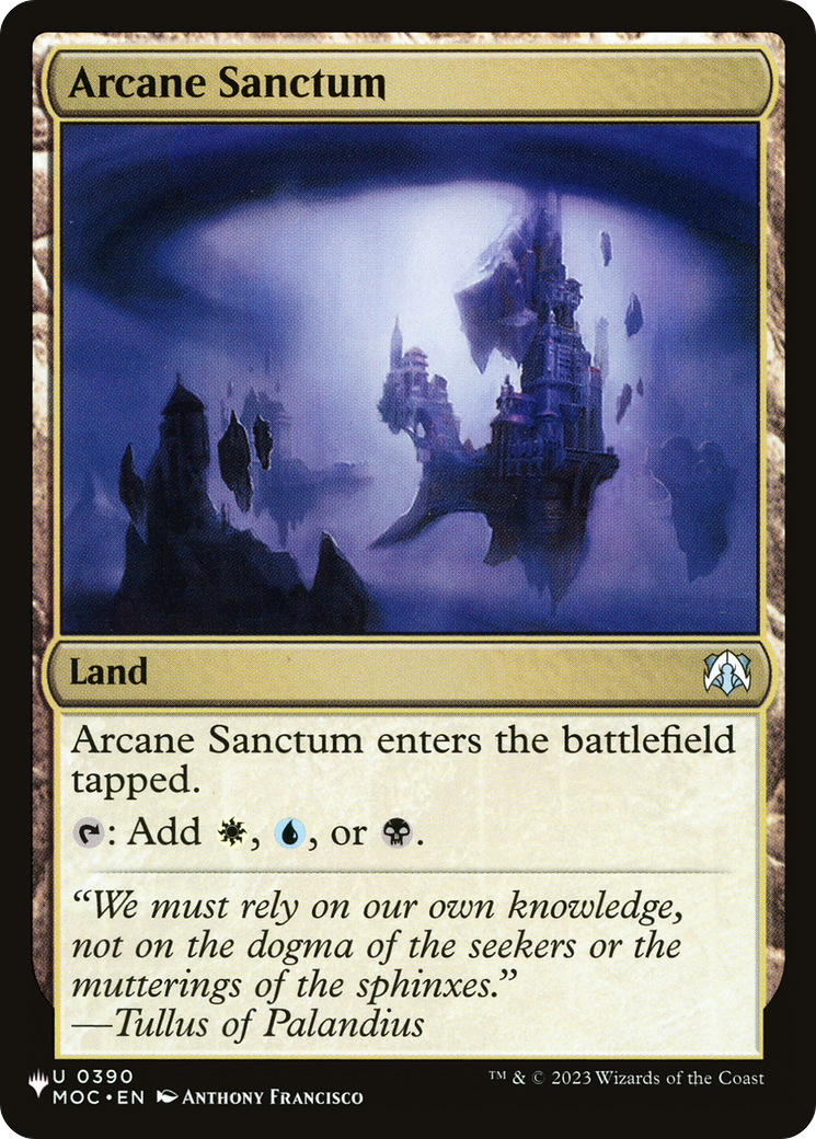 Arcane Sanctum (MOC) [The List] | Good Games North