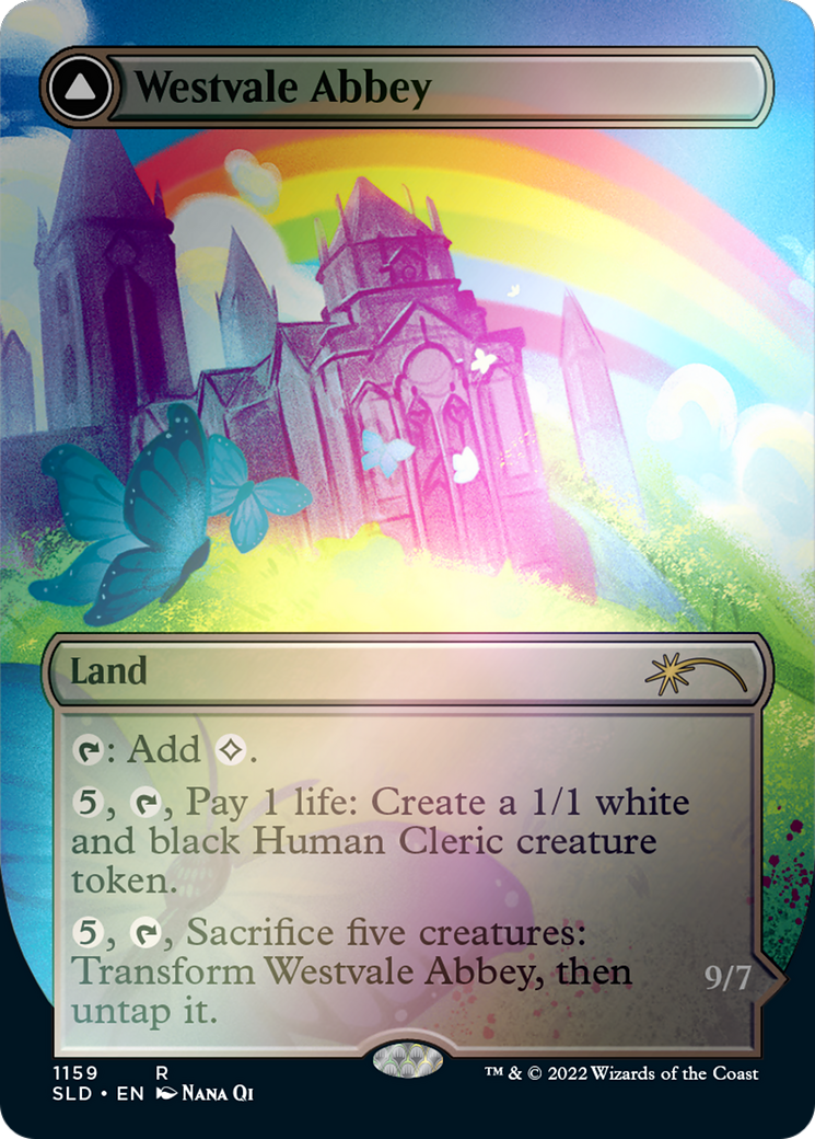 Westvale Abbey // Ormendahl, Profane Prince (Borderless) [Secret Lair: From Cute to Brute] | Good Games North