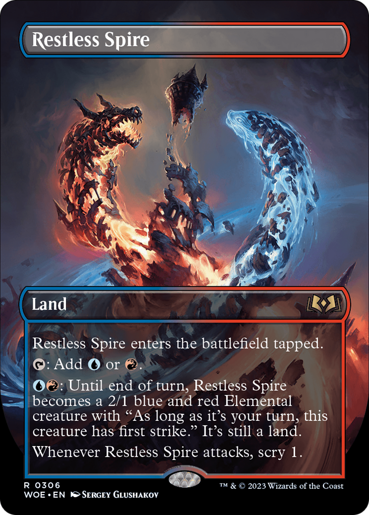 Restless Spire (Borderless) [Wilds of Eldraine] | Good Games North