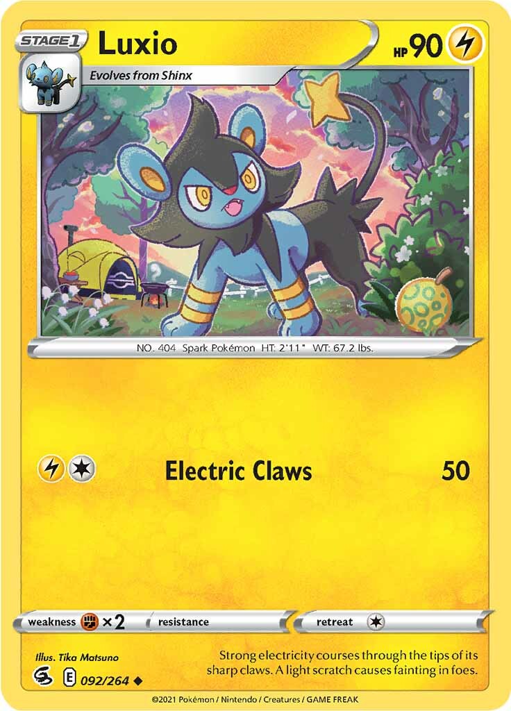 Luxio (092/264) [Sword & Shield: Fusion Strike] | Good Games North