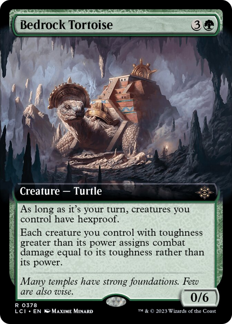 Bedrock Tortoise (Extended Art) [The Lost Caverns of Ixalan] | Good Games North