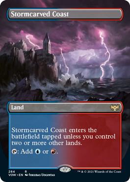 Stormcarved Coast Borderless (Innistrad: Crimson Vow)  - Foil | Good Games North